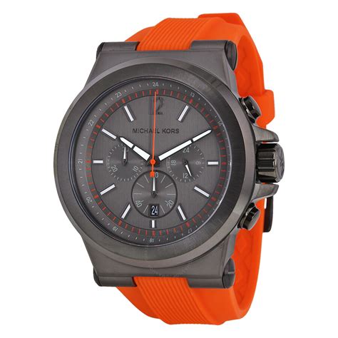 michael kors watch 8296|Michael Kors Men's Watch Chronograph Dylan 48mm Orange .